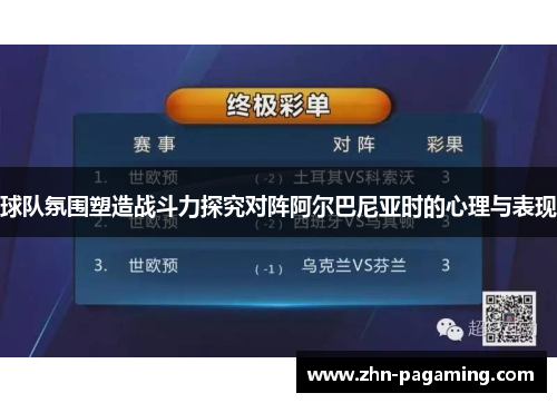 球队氛围塑造战斗力探究对阵阿尔巴尼亚时的心理与表现